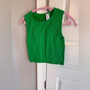 a new day Vibrant Green Tank Top